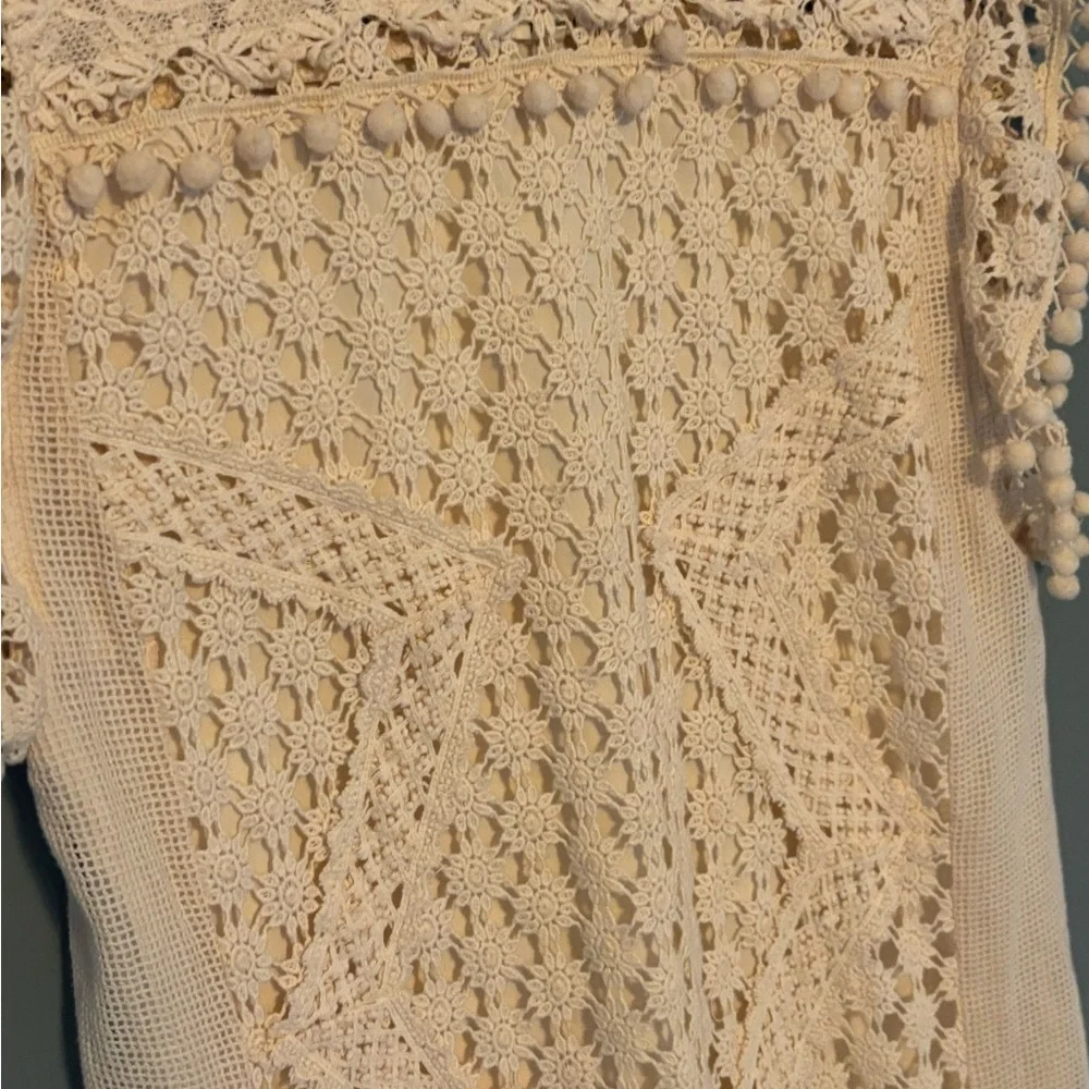 Revolve Tularosa Short Lace PomPom Dress - Picture 9 of 9